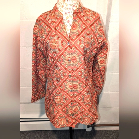 Retro Sigrid Olsen blouse - Picture 1 of 9